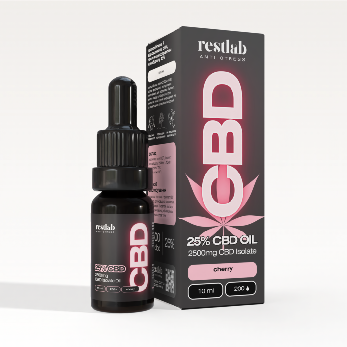 CBD Isolate олія 25% зі смаком вишні (10мл)