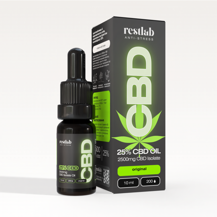 CBD Isolate олія 25% оригінальний смак (10мл)