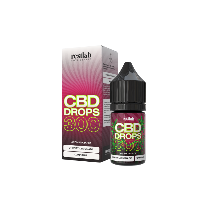 CBD Drops 300 мг Cherry Lemonade, вишня і лимонад