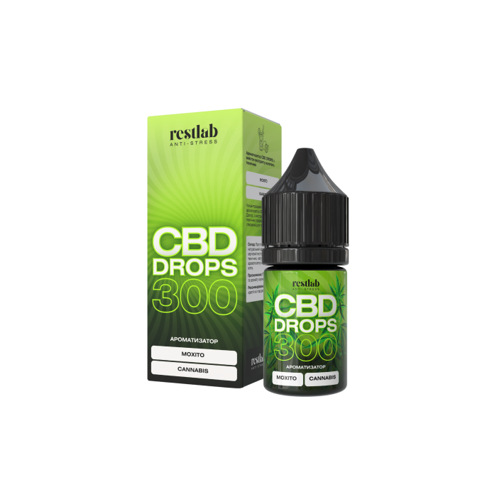CBD Drops 300 мг Mojito, м’ята та лайм