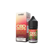 CBD Drops 300 мг Strawberry+Banana, полуниця та банан
